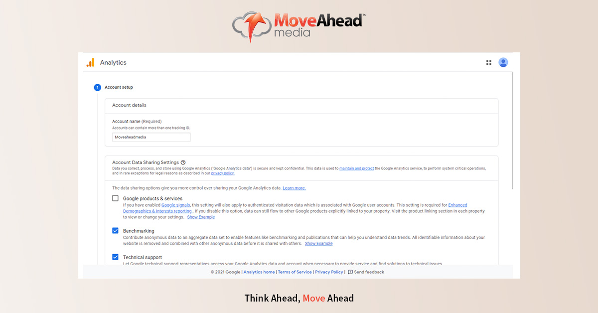 sign up process for google analytics 