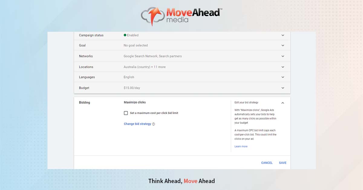 Maximize Clicks in Google Ads