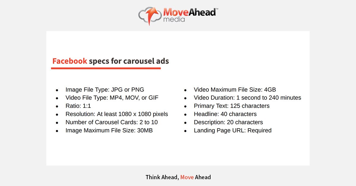 carousel ad spec