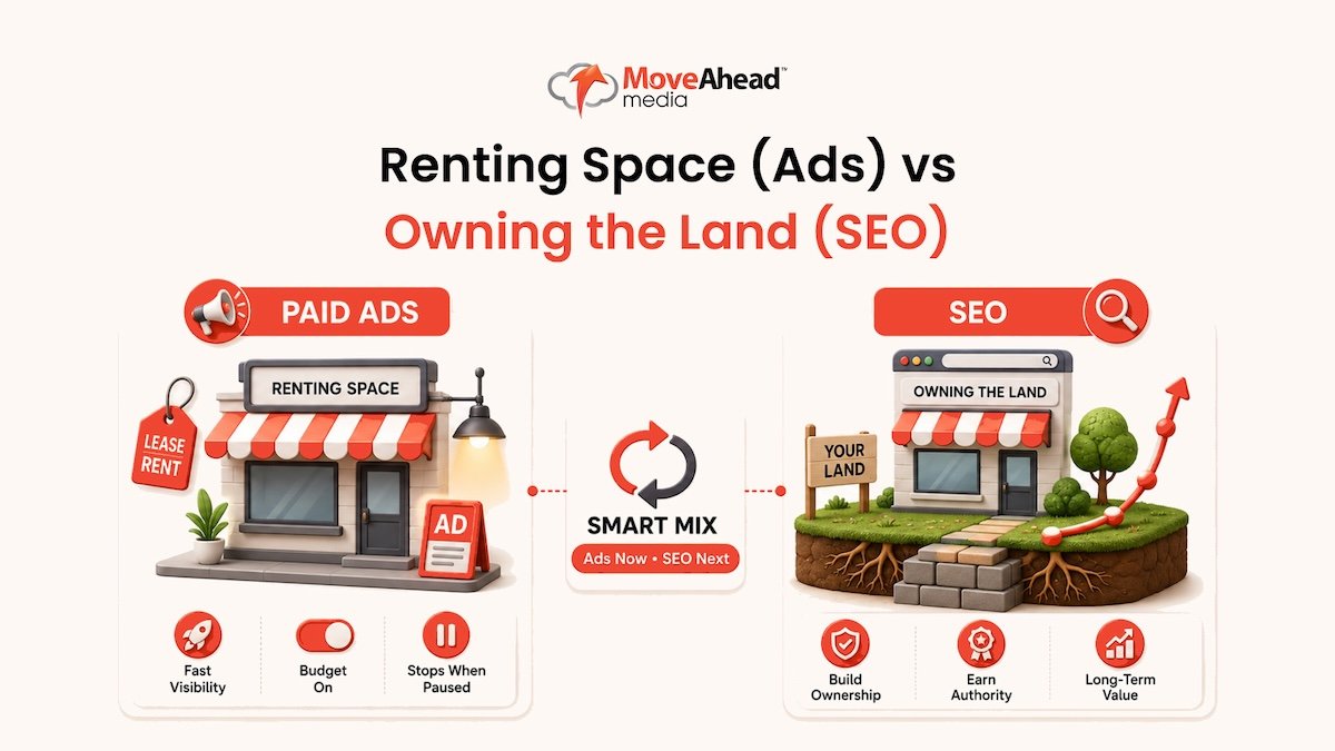 2 - Renting Space (Ads) vs Owning the Land (SEO)