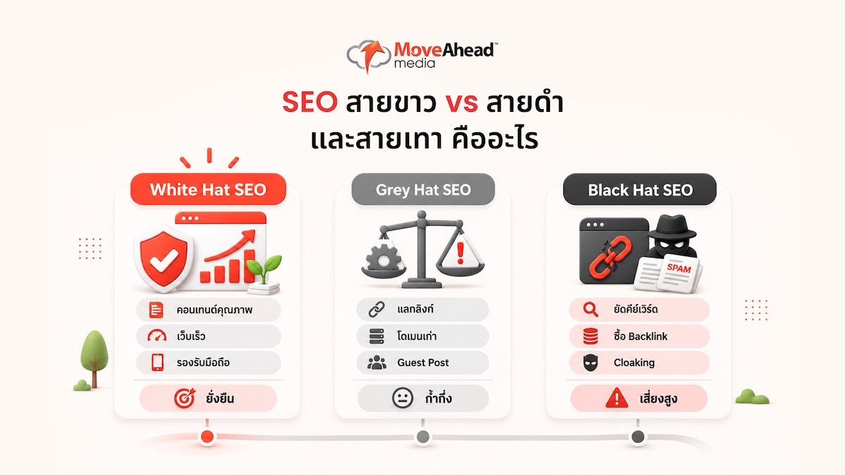 2-SEO สายขาว สายดำ และสายเทา คืออะไร
