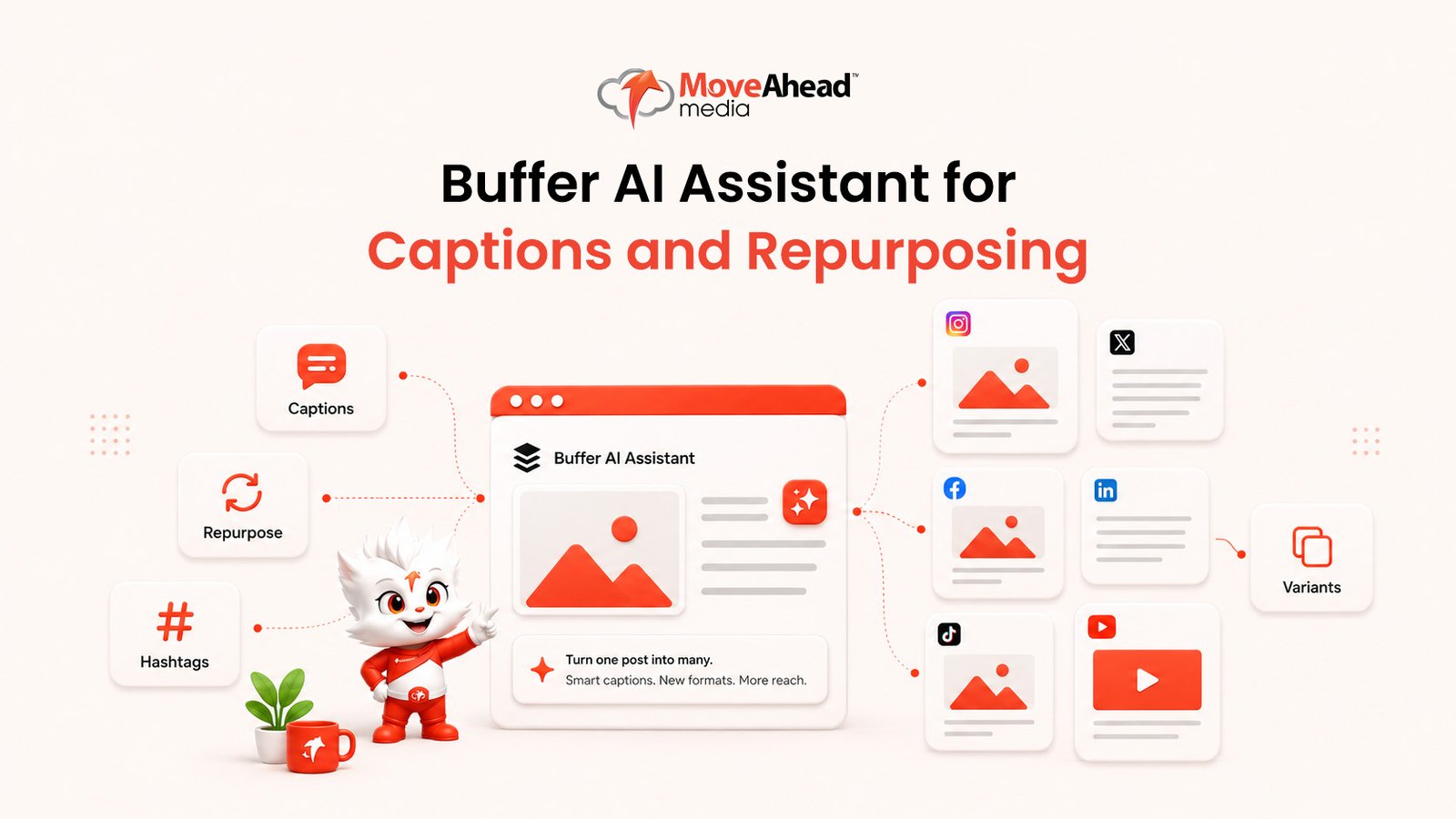 5-Buffer AI Assistant for Captions and Repurposing